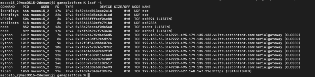 Python execution
